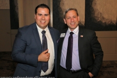 Candidates Omar Novarro and Mark Meuser